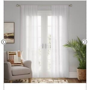 Threshold White Sheer Curtains for a Serene Look